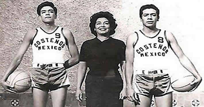 Familia Ríos 1956. Historia Club Costeños Basquetbol